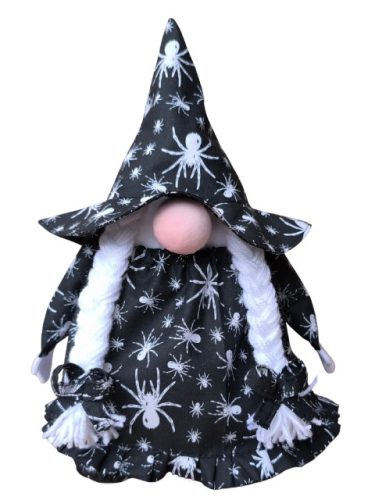 Aztadejó Halloween Manó Orrmanó pókos ruhában 30 cm