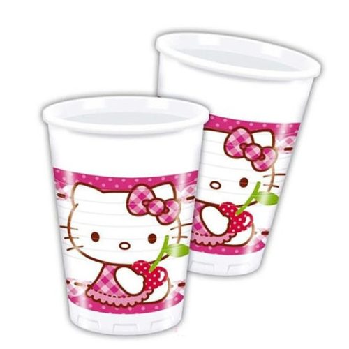 Hello Kitty Műanyag pohár 8 db-os 200 ml