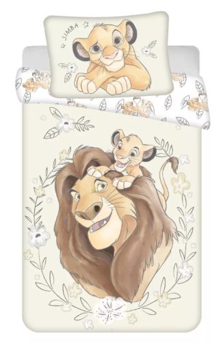 Disney Az Oroszlánkirály Simba gyerek, ovis ágyneműhuzat 100×135 cm, 40×60 cm