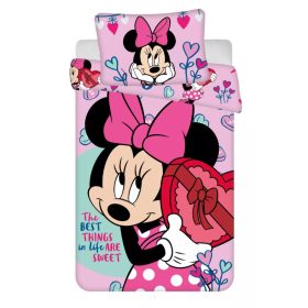   Disney Minnie Xoxo gyerek ágyneműhuzat 100×135 cm, 40×60 cm
