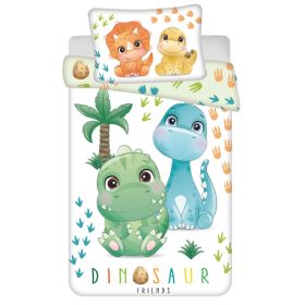   Dinoszaurusz Friends gyerek, ovis ágyneműhuzat 100×135cm, 40×60 cm