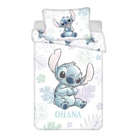   Disney Lilo és Stitch, A csillagkutya Ohana White gyerek, ovis ágyneműhuzat 100×135 cm, 40×60 cm