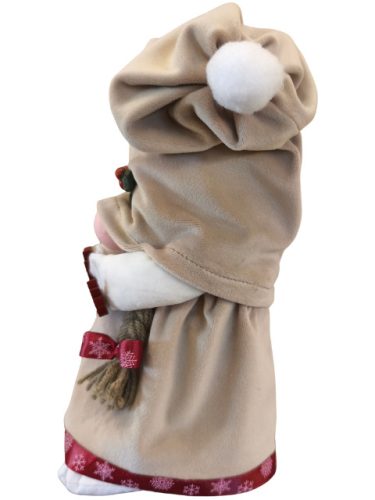 Aztadejó Karácsonyi Manó 30 cm barna ruhában piros felirattal