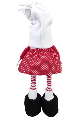 Aztadejó Manó Orrmanó 55 cm piros pöttyös szoknyás lány manó