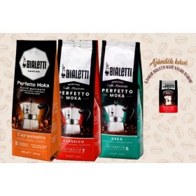 Bialetti kávé szett 3 darab + 1 ajándék