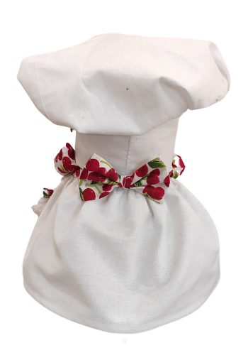 Aztadejó Manó Orrmanó 26 cm szakács lány manó meggyes kötényben