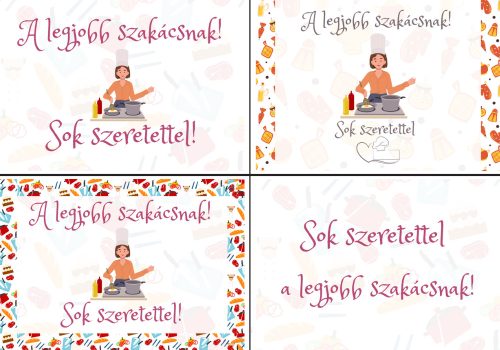 Aztadejó Manó Orrmanó 26 cm szakács lány manó meggyes kötényben