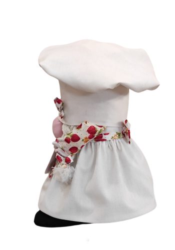 Aztadejó Manó Orrmanó 26 cm szakács lány manó epres kötényben