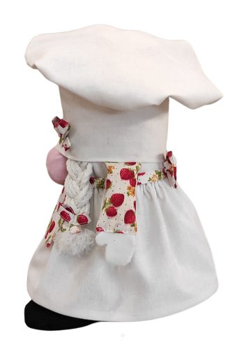 Aztadejó Manó Orrmanó 26 cm szakács lány manó epres kötényben