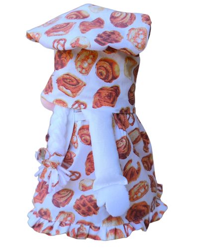 Aztadejó Manó Orrmanó 26 cm szakács lány manó péksütis ruhában