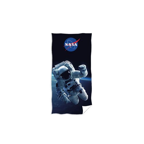 NASA törölköző 70x140 cm fekete űrhajós