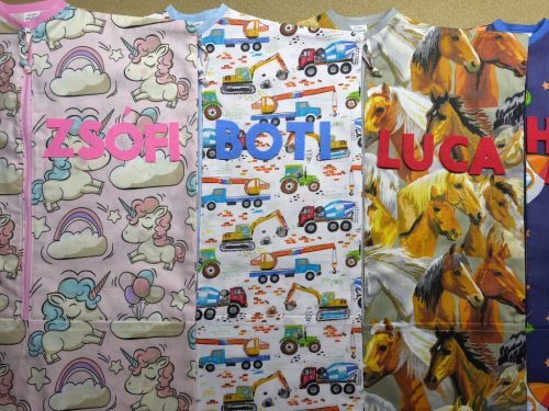 Aztadejó filc betűk ovis és tornazsákra