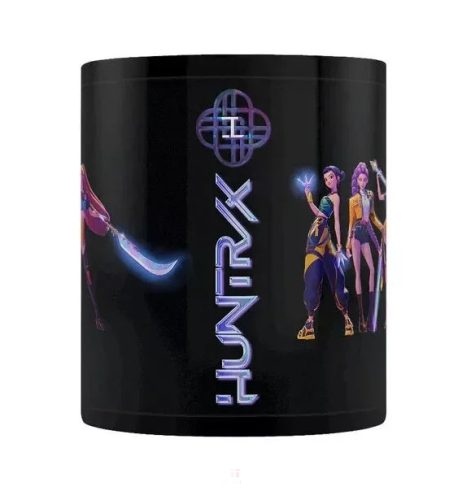 K-pop Demon Hunters / K-pop Démonvadászok bögre 315 ml – fekete, díszdobozban