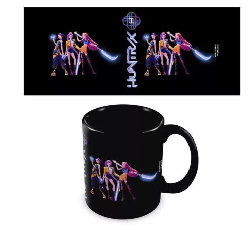 K-pop Demon Hunters / K-pop Démonvadászok bögre 315 ml – fekete, díszdobozban