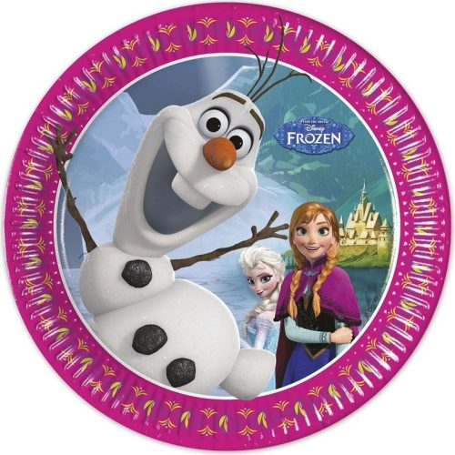 Disney Frozen II, Jégvarázs Papírtányér 8 db-os 19,5 cm