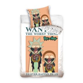 RICK AND MORTY ágyneműhuzat 140x200 70x90 cm
