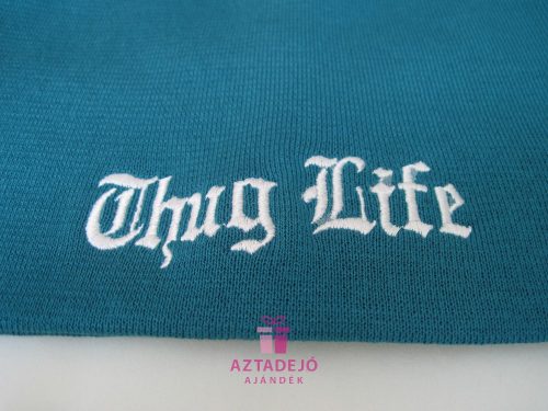 Unisex sapka THUG LIFE felirattal olajzöld