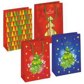 Karácsony ajándékzacskó 32*26*13cm egy darab