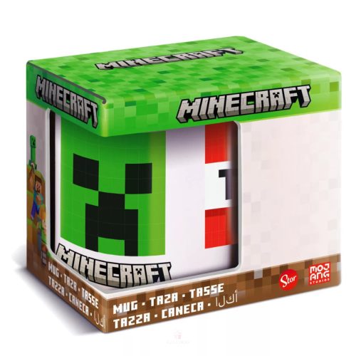 Minecraft Adaptation porcelán bögre 325 ml (11 oz) Díszdobozban