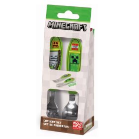 Minecraft Core fém ergo evőeszköz készlet - 2 darabos