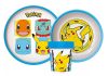Pokémon csúszásmentes étkészlet, micro műanyag szett