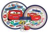 Disney Verdák Stickers Go csúszásmentes étkészlet, micro műanyag szett