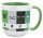 Minecraft Elite porcelán bögre 380 ml (13 oz) Díszdobozban