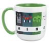 Minecraft Elite porcelán bögre 380 ml (13 oz) Díszdobozban