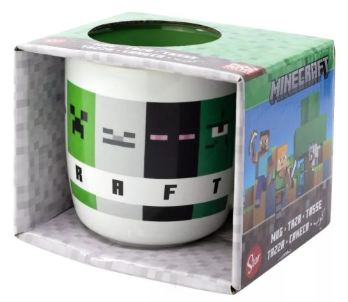 Minecraft Elite porcelán bögre 380 ml (13 oz) Díszdobozban