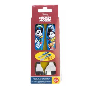   Disney Mickey True Champions fém ergo evőeszköz készlet - 2 darabos