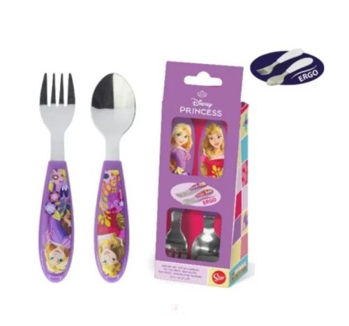Disney Hercegnők Courageous Heart fém ergo evőeszköz készlet - 2 darabos