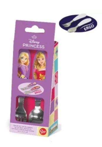 Disney Hercegnők Courageous Heart fém ergo evőeszköz készlet - 2 darabos