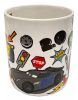 Disney Verdák Stickers porcelán bögre 235 ml (8 oz) Díszdobozban