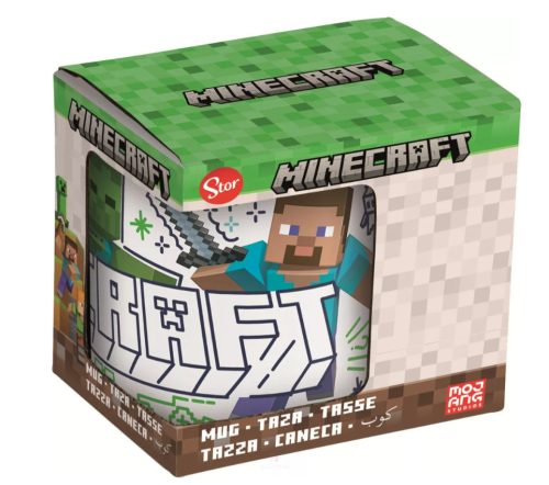 Minecraft Explore More porcelán bögre 235 ml (8 oz) Díszdobozban