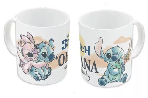 Disney Lilo és Stitch, A csillagkutya Family porcelán bögre 325 ml (11 oz) Díszdobozban