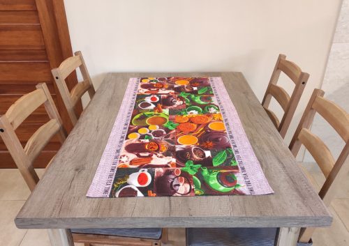 Aztadejó Tea mintás asztali futó 50x100 cm