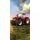 Piros traktoros törölköző 70x140 cm