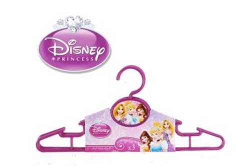 Vállfa szett 3 darabos Disney Hercegnők, Princess