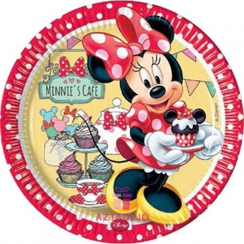 Disney Minnie Papírtányér 8 db-os 23 cm Disney Minnie Papírtányér 8 db-os 23 cm